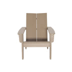 Chaise Adirondack moderne pour patio extérieur Kamas