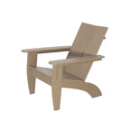 Chaise Adirondack moderne pour patio extérieur Kamas