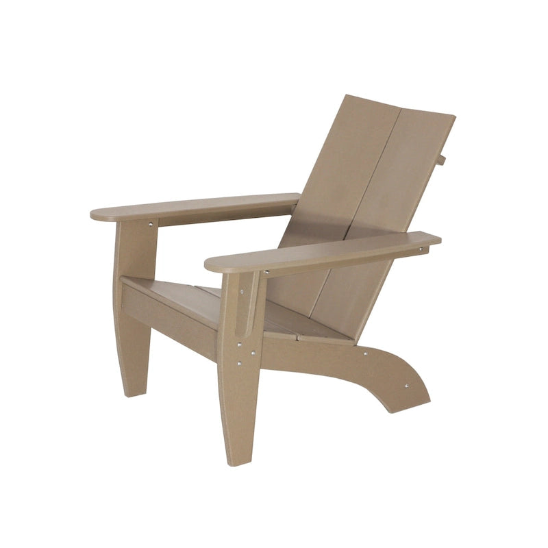 Chaise Adirondack moderne pour patio extérieur Kamas