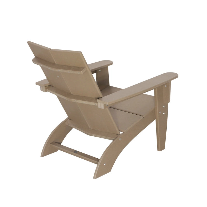 Chaise Adirondack moderne pour patio extérieur Kamas