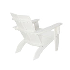 Chaise Adirondack moderne pour patio extérieur Kamas