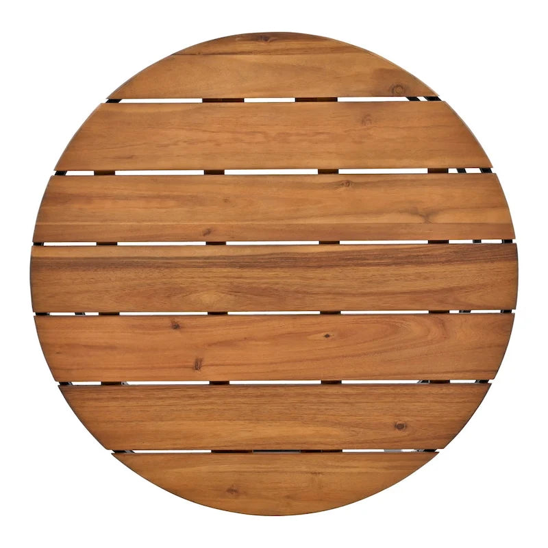 Ensemble de canapé d'angle d'extérieur 6 pièces avec tables basses gigognes