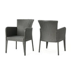 Chaise de salle à manger d'extérieur élégante et durable