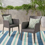 Chaise de salle à manger d'extérieur élégante et durable