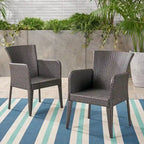 Chaise de salle à manger d'extérieur élégante et durable