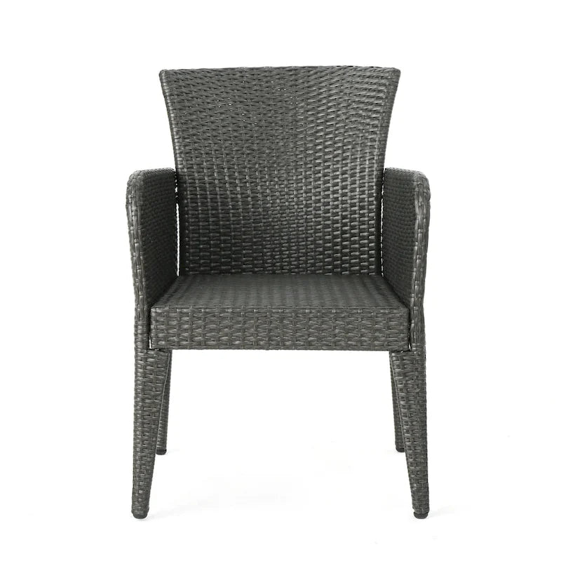 Chaise de salle à manger d'extérieur élégante et durable
