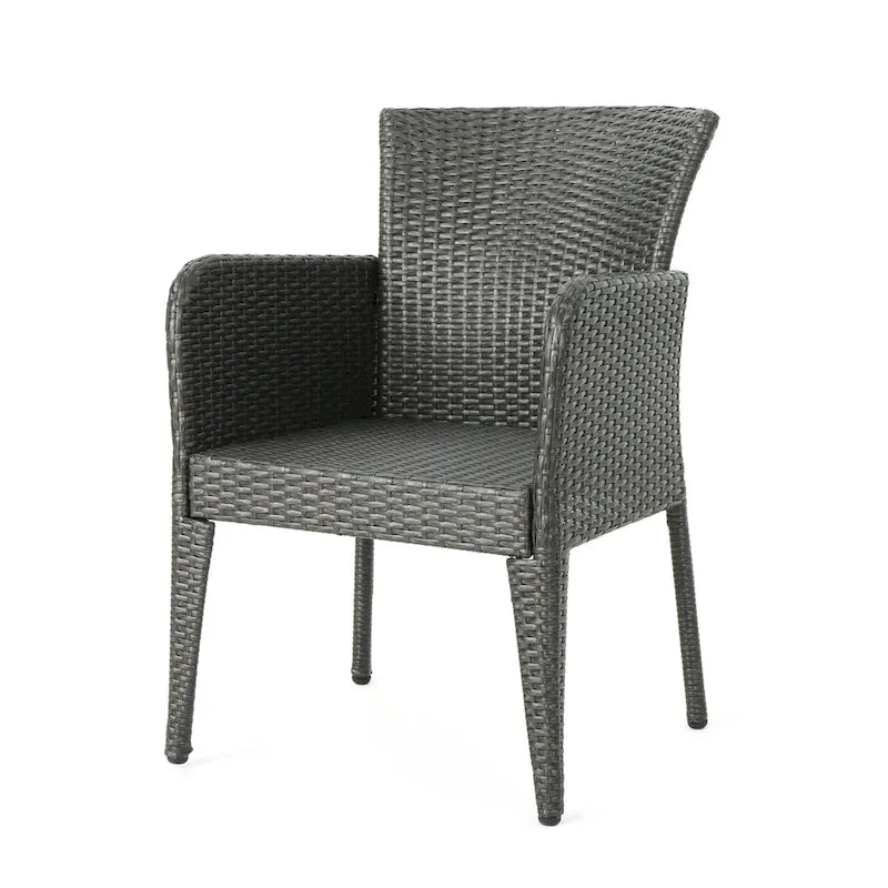 Chaise de salle à manger d'extérieur élégante et durable