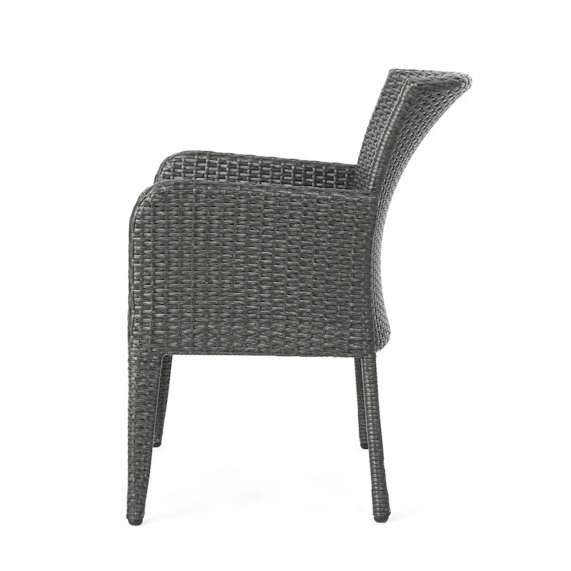 Chaise de salle à manger d'extérieur élégante et durable