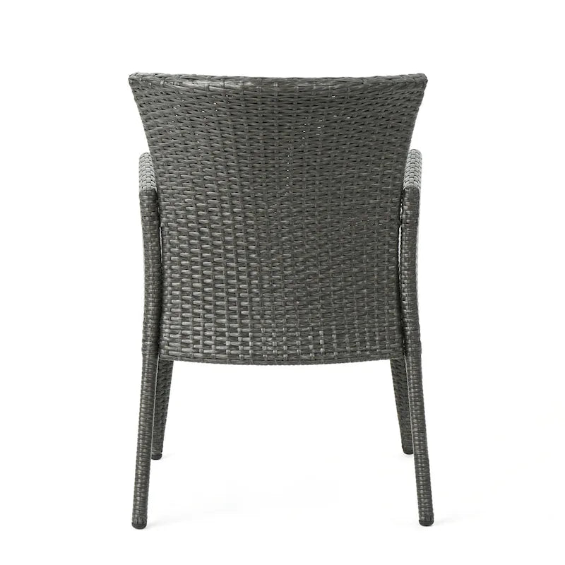 Chaise de salle à manger d'extérieur élégante et durable