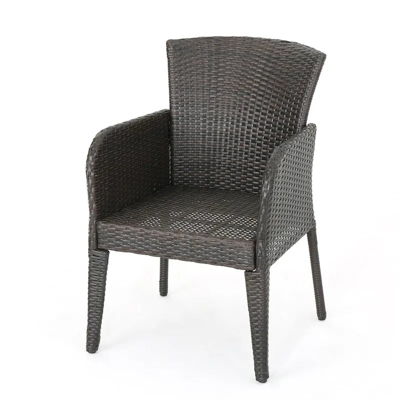 Chaise de salle à manger d'extérieur élégante et durable