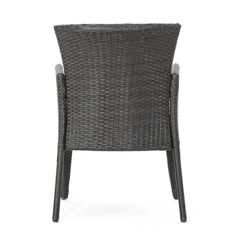 Chaise de salle à manger d'extérieur élégante et durable