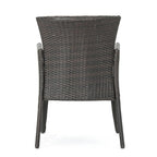 Chaise de salle à manger d'extérieur élégante et durable