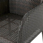 Chaise de salle à manger d'extérieur élégante et durable