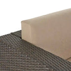 Chaise de patio pivotante d'extérieur confortable et flexible avec coussins