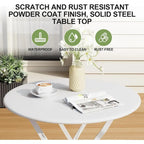 Ensemble table et chaises de patio extérieur pour appartements, véranda et piscine