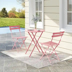 Ensemble table et chaises de patio extérieur pour appartements, véranda et piscine