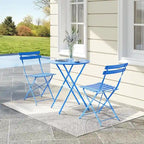 Ensemble table et chaises de patio extérieur pour appartements, véranda et piscine