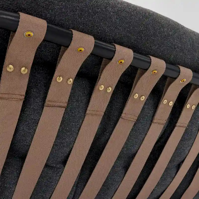 Fauteuil à bascule moderne d'intérieur/extérieur avec coussin