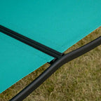 Balançoire de patio Outsunny pour 2 personnes avec auvent, balançoire d'extérieur avec auvent réglable, sièges en maille respirante et structure en acier