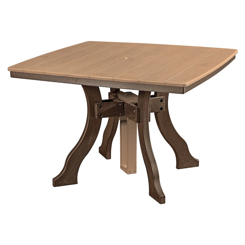 Table carrée de salle à manger American Furniture Classics, fabriquée aux États-Unis