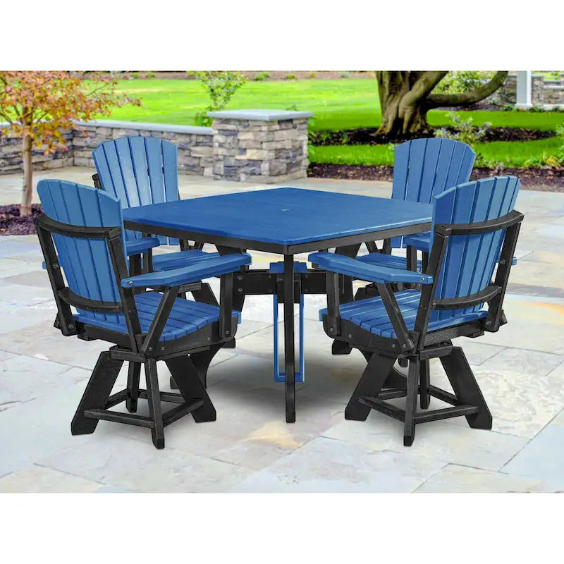Table carrée de salle à manger American Furniture Classics, fabriquée aux États-Unis
