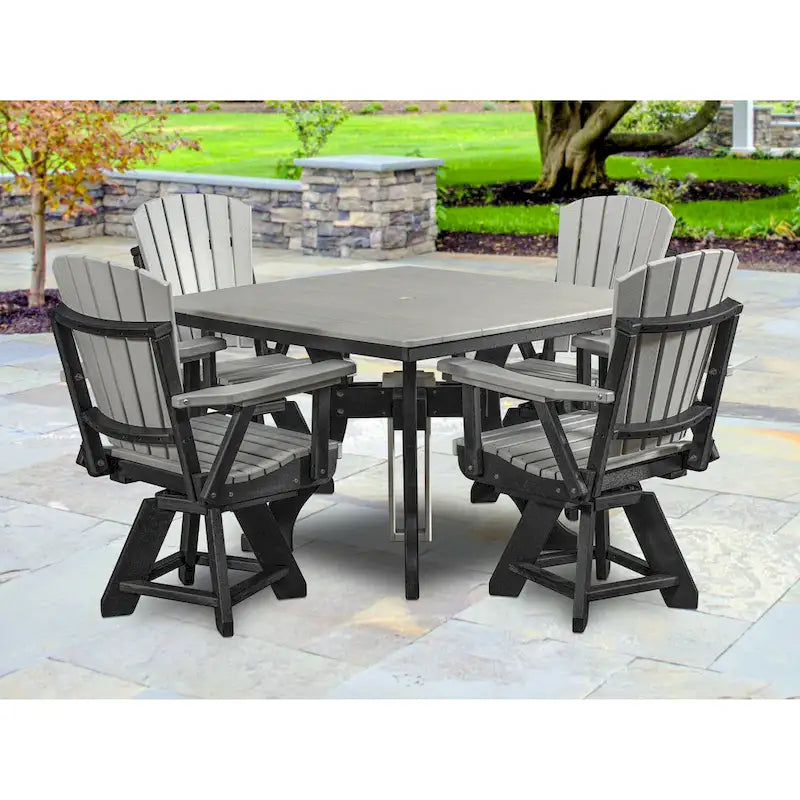 Table carrée de salle à manger American Furniture Classics, fabriquée aux États-Unis