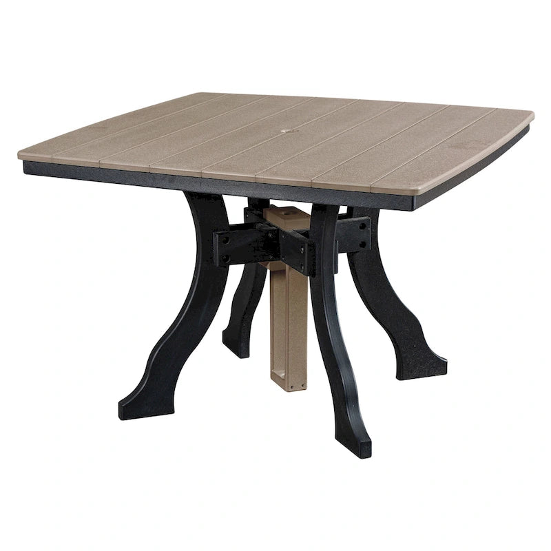 Table carrée de salle à manger American Furniture Classics, fabriquée aux États-Unis