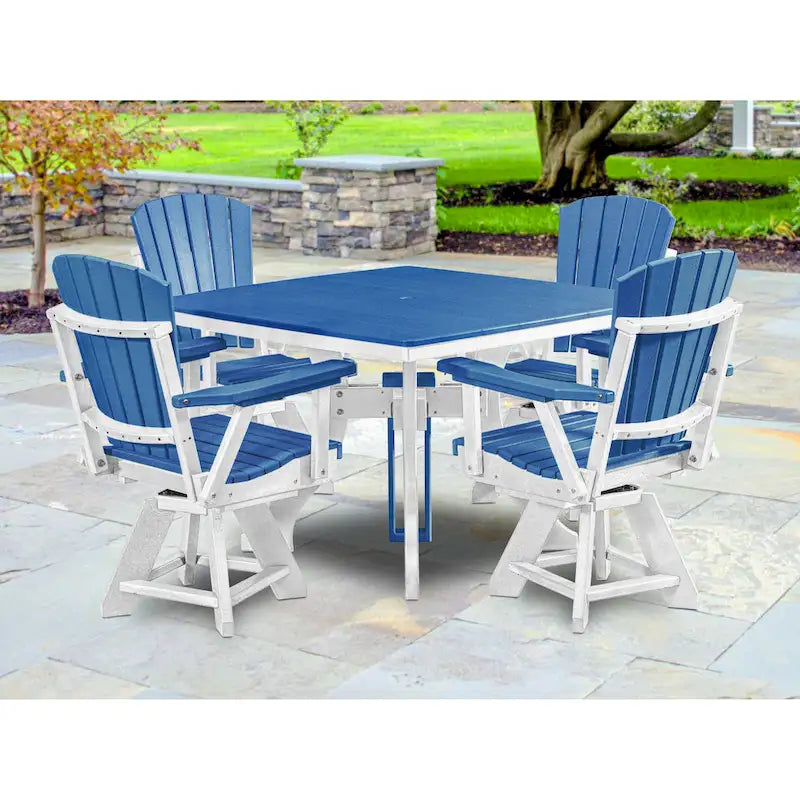 Table carrée de salle à manger American Furniture Classics, fabriquée aux États-Unis