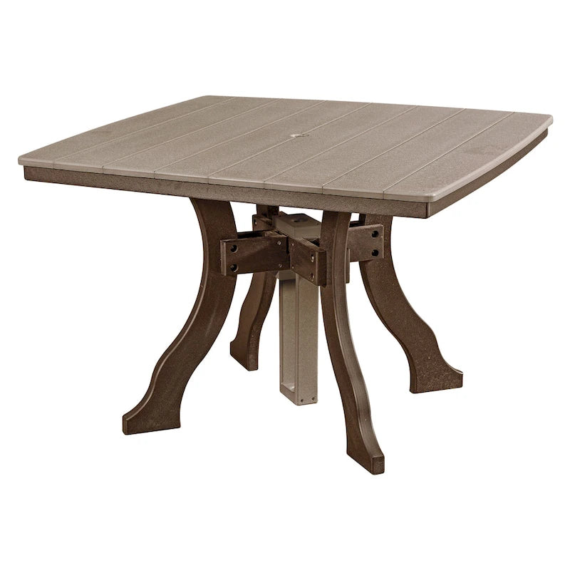 Table carrée de salle à manger American Furniture Classics, fabriquée aux États-Unis