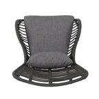 Ensemble de conversation en osier 5 pièces Montana Outdoor par Christopher Knight Home