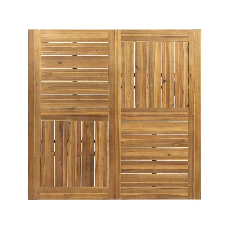 Ensemble de salle à manger d'extérieur Esfera 8 places en bois d'acacia et aluminium moulé avec coussins, par Christopher Knight Home