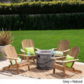 Ensemble de 5 chaises Adirondack d'extérieur Maison Outdoor par Christopher Knight Home