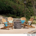 Ensemble de 5 chaises Adirondack d'extérieur Maison Outdoor par Christopher Knight Home