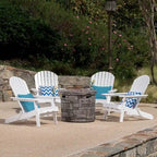 Ensemble de 5 chaises Adirondack d'extérieur Maison Outdoor par Christopher Knight Home