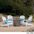 Ensemble de 5 chaises Adirondack d'extérieur Maison Outdoor par Christopher Knight Home