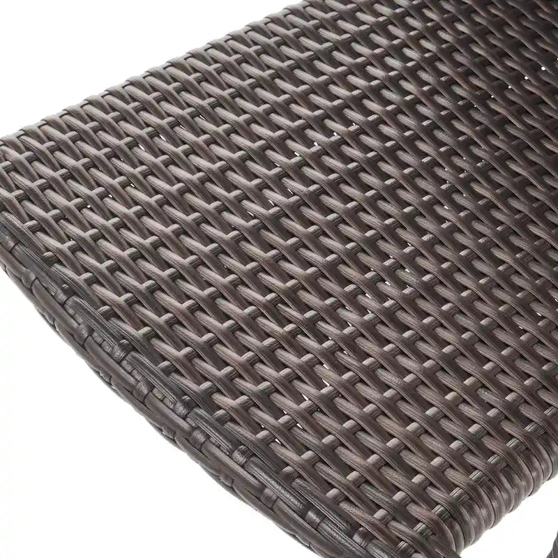 Chaises de salle à manger d'extérieur en osier Joyce de Christopher Knight Home (lot de 2)
