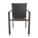 Chaises de salle à manger d'extérieur en osier Joyce de Christopher Knight Home (lot de 2)