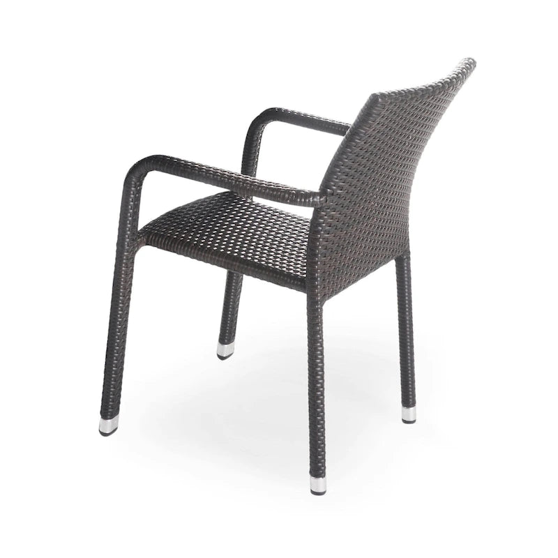 Chaises de salle à manger d'extérieur en osier Joyce de Christopher Knight Home (lot de 2)