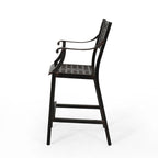 Tabouret de bar extérieur Tahoe 29 en aluminium (lot de 4) par Christopher Knight Home
