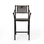 Tabouret de bar extérieur Tahoe 29 en aluminium (lot de 4) par Christopher Knight Home