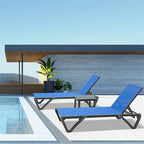Ensemble de 3 chaises longues de patio