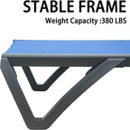 Ensemble de 3 chaises longues de patio
