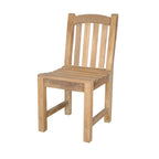 Chaise de salle à manger d'extérieur Chelsea en teck - Non disponible