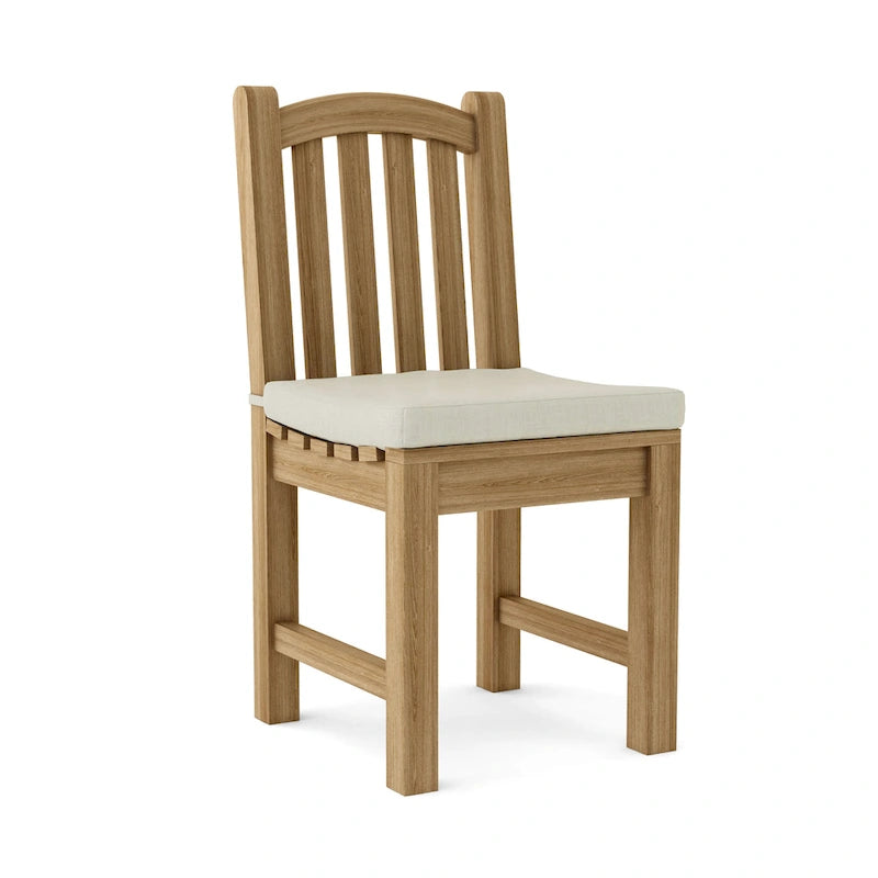 Chaise de salle à manger d'extérieur Chelsea en teck - Non disponible
