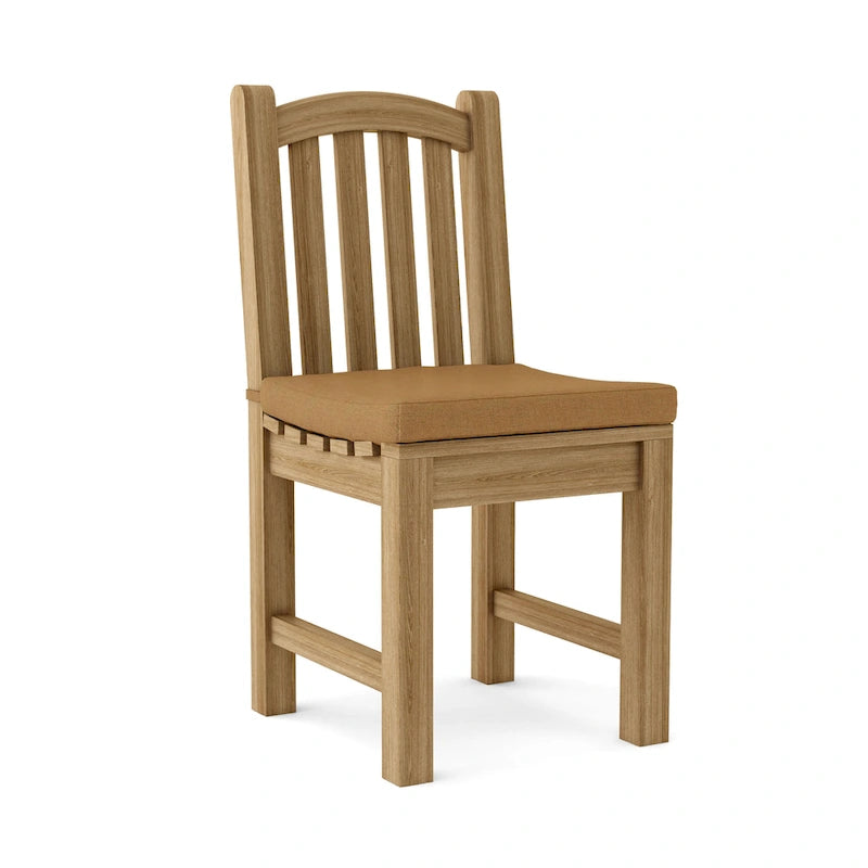 Chaise de salle à manger d'extérieur Chelsea en teck - Non disponible