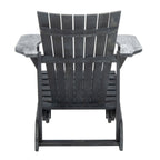 Fauteuil Adirondack d'extérieur SAFAVIEH Mangla avec repose-pieds rétractable - 52 cm (L) x 32 cm (P) x 30 cm (H)