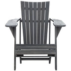 Fauteuil Adirondack d'extérieur SAFAVIEH Mangla avec repose-pieds rétractable - 52 cm (L) x 32 cm (P) x 30 cm (H)