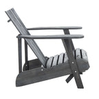 Fauteuil Adirondack d'extérieur SAFAVIEH Mangla avec repose-pieds rétractable - 52 cm (L) x 32 cm (P) x 30 cm (H)
