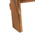 Fauteuil Adirondack d'extérieur SAFAVIEH Mangla avec repose-pieds rétractable - 52 cm (L) x 32 cm (P) x 30 cm (H)