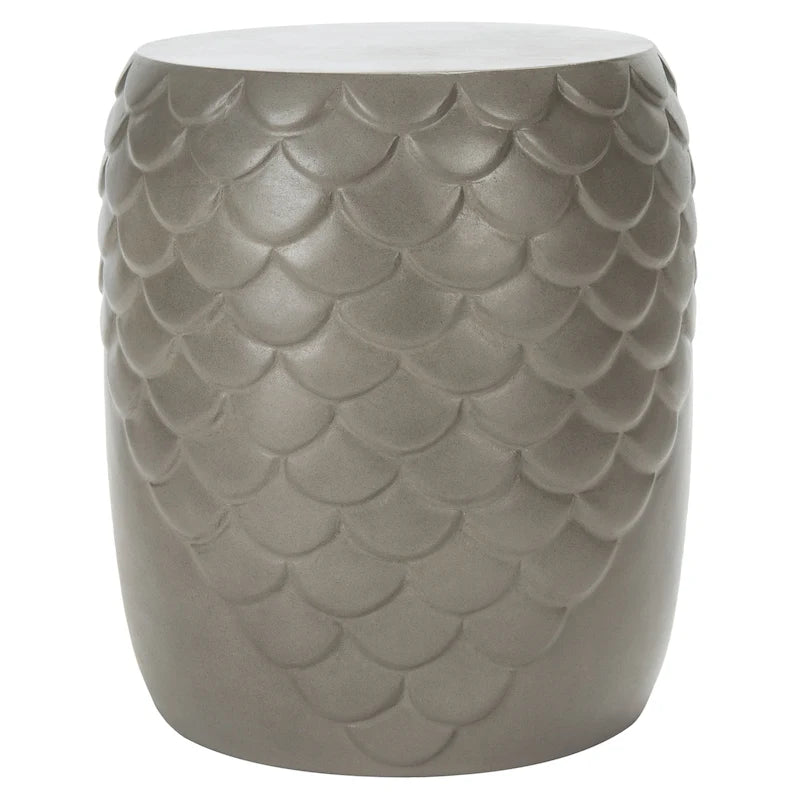 Tabouret d'extérieur SAFAVIEH Onerva en béton - 40 cm (L) x 40 cm (l) x 46 cm (H) - 41 cm (L) x 41 cm (P) x 46 cm (H)